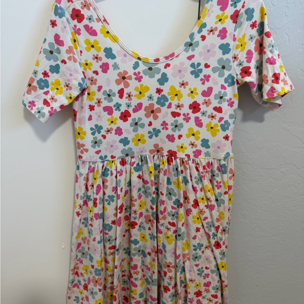 Charming Floral Kids Dress - Multicolor Delight